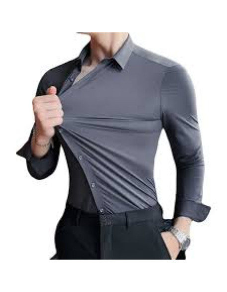 Stretchable Dress Shirts For Men's 