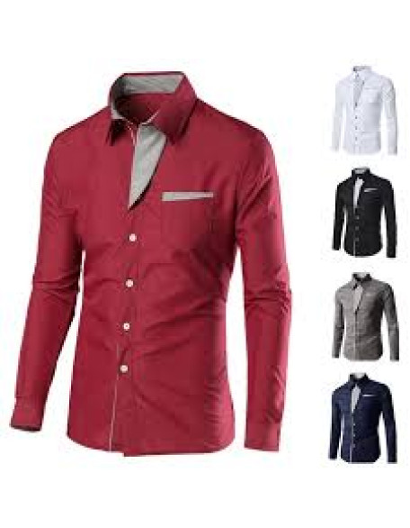 Stretchable Dress Shirts For Men's 